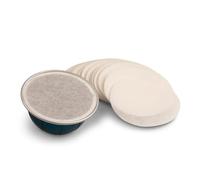 My-Cap Coffee Pod Paper Filters for use with Caps - Reuse Capsules for Vertuo Line Brewers - Coffee Paper Filters (Pack of 100)