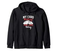 My Card Strategy Pure Chaos Funny Zip Hoodie