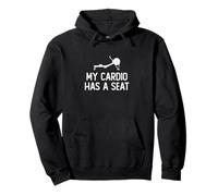 My Cardio Has A Seat Funny Rowing Machine Ergometer A Rower Pullover Hoodie