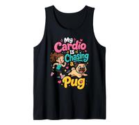 My Cardio is Chasing a Pug Owner Pun Tank Top