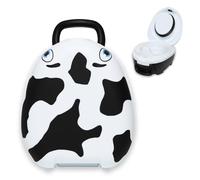 My Carry Potty - Cow Travel Potty, Award-Winning Portable Toddler Toilet Seat for Kids to Take Everywhere