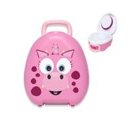 My Carry Potty - Travel Potty, Award-Winning Portable Toddler Toilet Seat for Kids to Take Everywhere (Pink Dragon)
