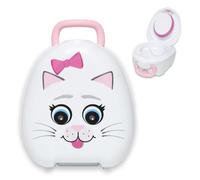 My Carry Potty - Travel Potty, Award-Winning Portable Toddler Toilet Seat for Kids to Take Everywhere (Cat)