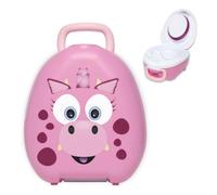 My Carry Potty - Travel Potty, Award-Winning Portable Toddler Toilet Seat for Kids to Take Everywhere (Pink Dragon)