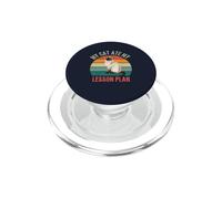 My Cat Ate My Lesson Plan Himalayan Cat Lover Teacher PopSockets PopGrip for MagSafe