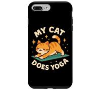 "My Cat Does Yoga" Pet Theme Art Cute Case for iPhone 7 Plus/8 Plus