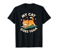 My Cat Does Yoga Pet Theme Art Cute T-Shirt