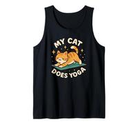 My Cat Does Yoga Pet Theme Art Cute Tank Top