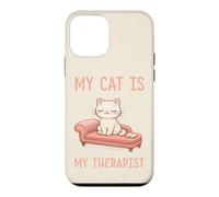 "My Cat Is My Therapist" Gift For Kittens Lovers Case for iPhone 12 mini