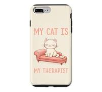 "My Cat Is My Therapist" Gift For Kittens Lovers Case for iPhone 7 Plus/8 Plus