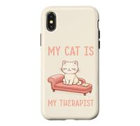 "My Cat Is My Therapist" Gift For Kittens Lovers Case for iPhone X/XS