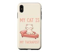 "My Cat Is My Therapist" Gift For Kittens Lovers Case for iPhone XS Max