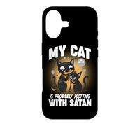 MY CAT IS PRABABLY PLOTTING WITH SATAN Case for iPhone 17