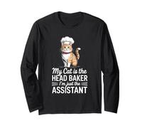My Cat is The Head Baker I’m Just The Assistant Baking Long Sleeve T-Shirt