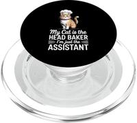 My Cat Is The Head Baker I’m Just The Assistant Baking PopSockets PopGrip for MagSafe