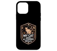 My Cat Judges My Fishing Skills Funny Angler Case for iPhone 12 mini