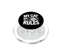 My Cat My Rules PopSockets PopGrip for MagSafe