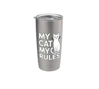 My Cat My Rules Stainless Steel Insulated Tumbler
