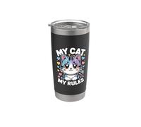 My Cat My Rules Stainless Steel Insulated Tumbler