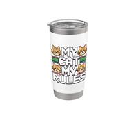 My Cat My Rules Stainless Steel Insulated Tumbler