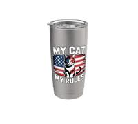 My Cat My Rules Stainless Steel Insulated Tumbler