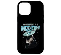 My Cat Reports To A Mothership UFO Alien men women Case for iPhone 12 Pro Max