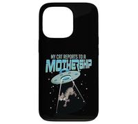 My Cat Reports To A Mothership UFO Alien men women Case for iPhone 13 Pro