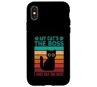 My Cat’s the Boss, I Just Pay the Rent Case for iPhone X/XS