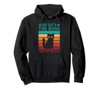My Cat’s the Boss, I Just Pay the Rent Pullover Hoodie