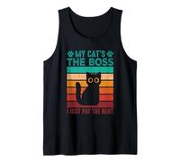 My Cat’s The Boss, I Just Pay The Rent Tank Top