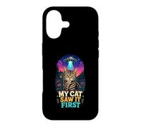 My Cat Saw It First UFO Case for iPhone 17