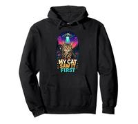 My Cat Saw It First UFO Pullover Hoodie