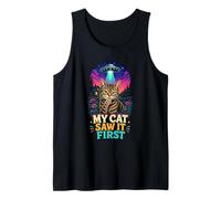 My Cat Saw It First UFO Tank Top