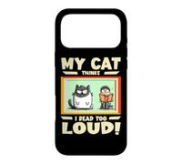 My cat thinks I read too loud Case for iPhone 17 Pro Max