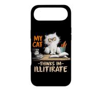 My cat thinks I'm illitirate Case for iPhone Air