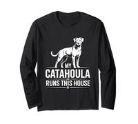 My Catahoula Runs This House Dog Saying Long Sleeve T-Shirt