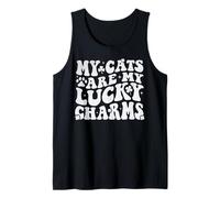 My Cats are My Lucky Charms Saint Patrick's Day Irish Humor Tank Top