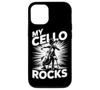 My Cello Rocks Funny Music Saying for Orchestra Cellist Case for iPhone 12/12 Pro
