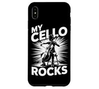 My Cello Rocks Funny Music Saying for Orchestra Cellist Case for iPhone XS Max