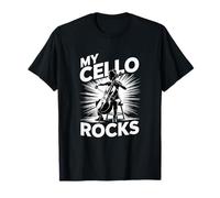 My Cello Rocks Funny Music Saying for Orchestra Cellist T-Shirt