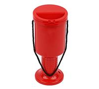 My Charity Boxes~ Pack of 10 New Rounded Donation Money Box - Suggestion Box - Coin Collection Box (red)