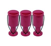 My Charity Boxes - Pack of 3 Rounded Hand Held Plastic Collection Box. Charity Box. Money Donation Box (Purple)