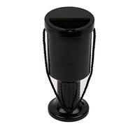 My Charity Boxes: Rounded Hand Held Plastic Collection Box. Charity Box Black