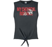 My Chemical Romance Amplified Collection - Blood Spatter Top charcoal S