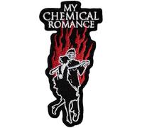 My Chemical Romance Military Ball Woven Iron On Patch (One Size) (Black/White/Red)