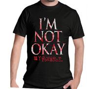 My Chemical Romance Not OK T Shirt Official MCR I'm Not Okay Tee New Black
