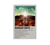 My Chemical Romance Poster Danger Days Minimalist Poster Canvas Wall Art Decorative Home Decor Painting for Living Room Bedroom 12x18inch(30x45cm) Unframe-style-3