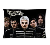 My Chemical Romance Rock Band 20 by 30 inch Cotton Polyster Bedding Pillowcase Zippered Pillow Cover (One Side Print)
