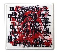 Rock Off officially licensed products My Chemical Romance Sweet Revenge Logo Repeat Standard Printed Patch Accessory Size