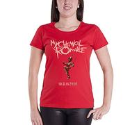 My Chemical Romance T Shirt Black Parade Cover Official Womens Skinny Fit Red L